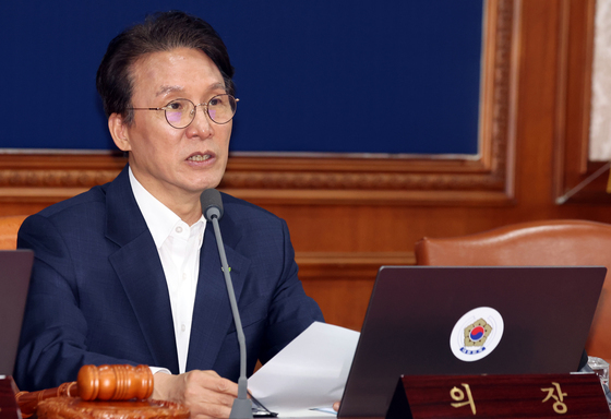 발언하는 김민석 총리