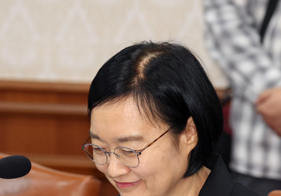 한성숙 후보자의 미소