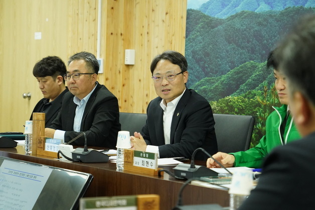 박은식 산림청장 정원분야 협단체장 소통간담회
