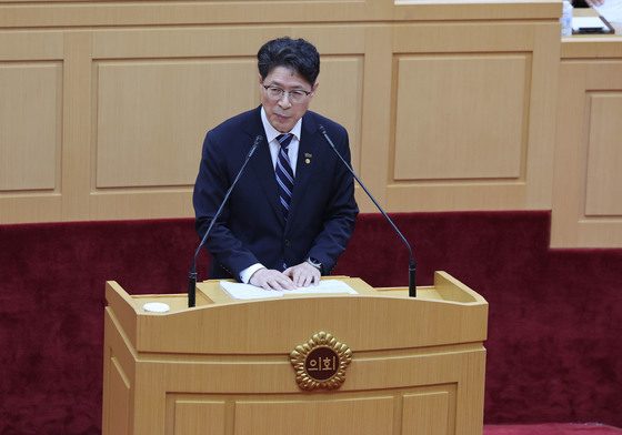 황기연 부시장, 전남광주 출범 위한 조례안 설명