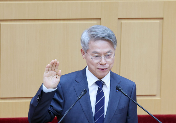 '전국 1호' 민형배 통합특별시장 "대통령 임기 내 반도체 산단 조성"