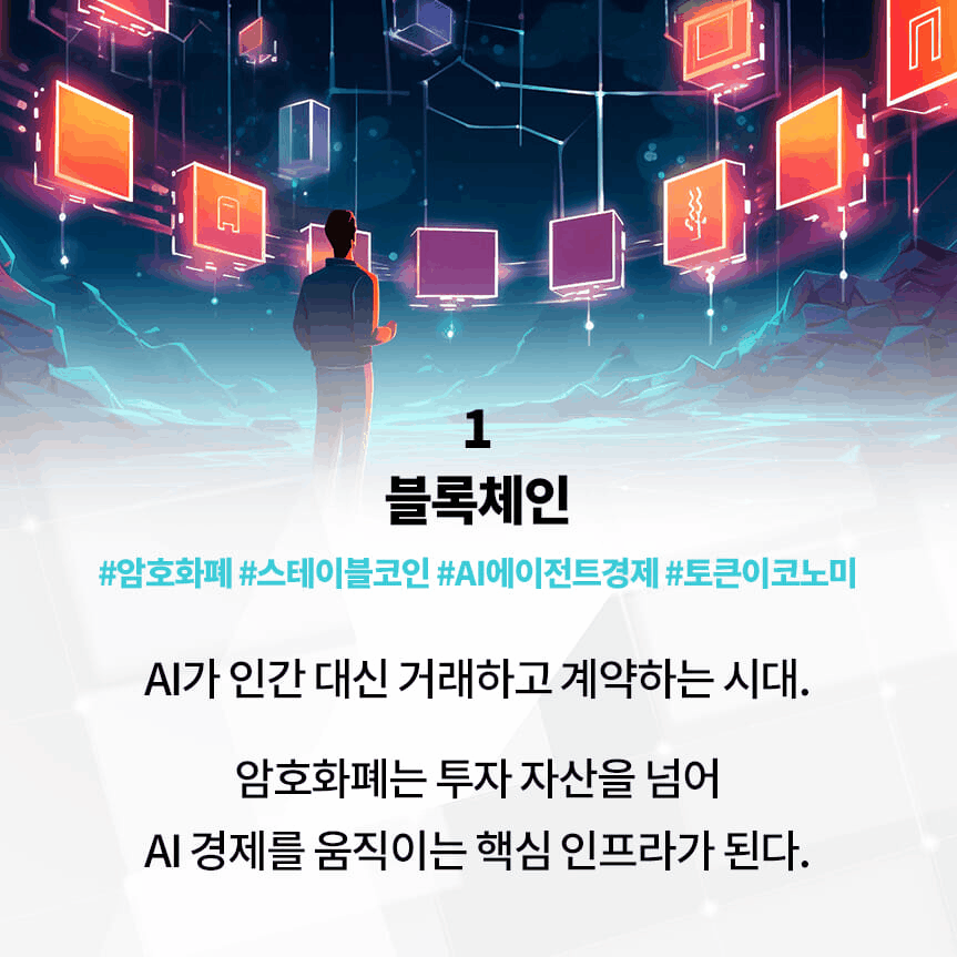 본문 이미지 - '박정호의 기술예보'는 인공지능(AI)만으로는 설명되지 않는 다음 10년의 변화를 블록체인, 로봇, 도시, 에너지, 우주라는 다섯 축으로 짚는다