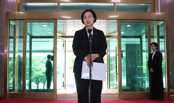 취임 소감 밝히는 한성숙 신임 국무총리