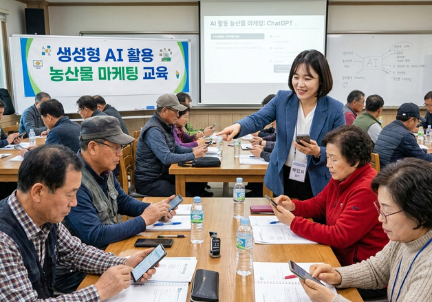 "농업인이 직접 농산물 홍보한다"…임실군, AI 활용 마케팅 교육