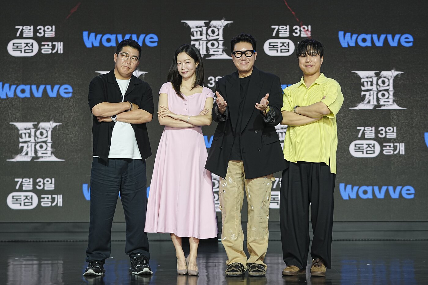 본문 이미지 - (왼쪽부터) 정근우, 박지민, 이상민, 이태균/ 사진제공=웨이브