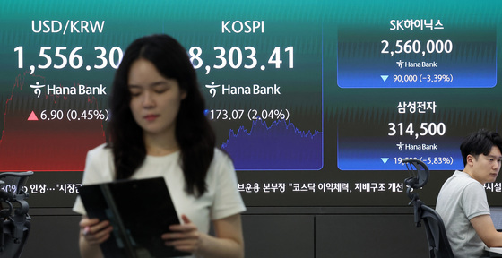 외인 팔자에 2% 하락한 코스피… 환율 고공행진