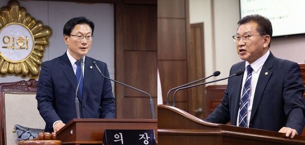 순천시의회 전반기 의장 유영철 선출…부의장 이향기