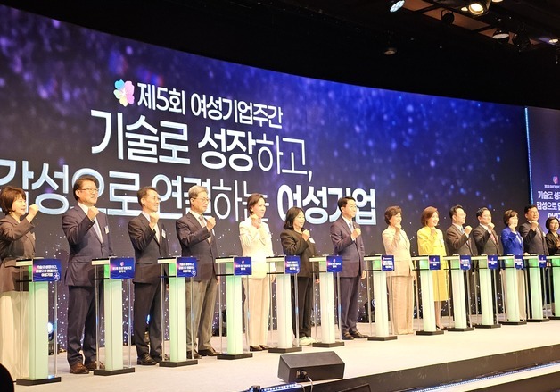 337만 여성기업인 축제 개막…"AI·디지털 전환, 새로운 성장의 기회"(종합)