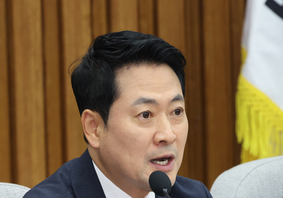 인사말하는 장동혁 대표