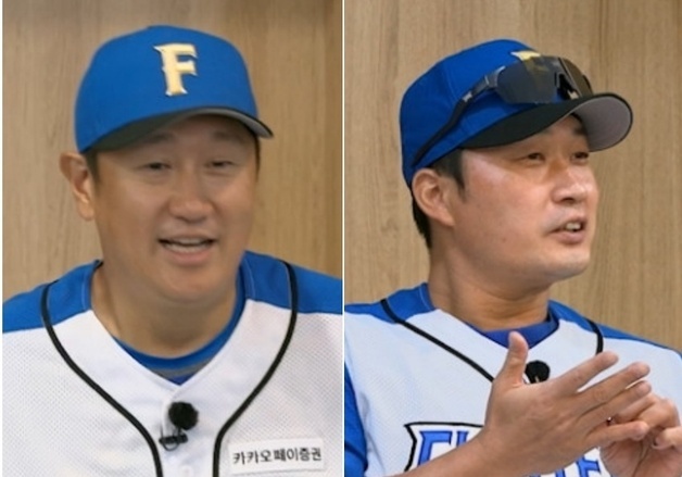 '불꽃야구2' 이대호, 첫 등판 후 3주째 결장 중인 오승환 구박…"왜 왔어?"