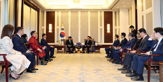 이재명 대통령, 몽골 국회의장 접견