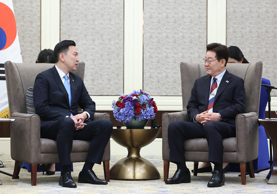 이재명 대통령, 몽골 총리 접견