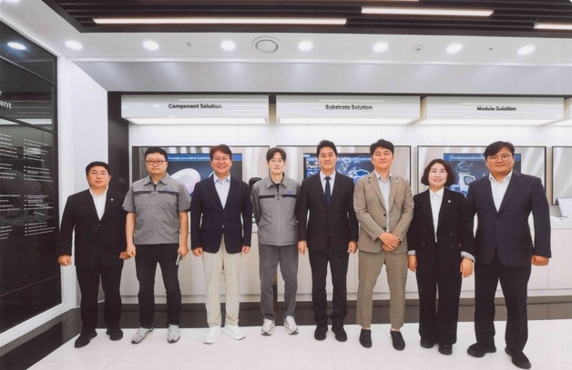 박상준 강서구청장, 삼성전기 부산사업장 찾아 발전방향 논의
