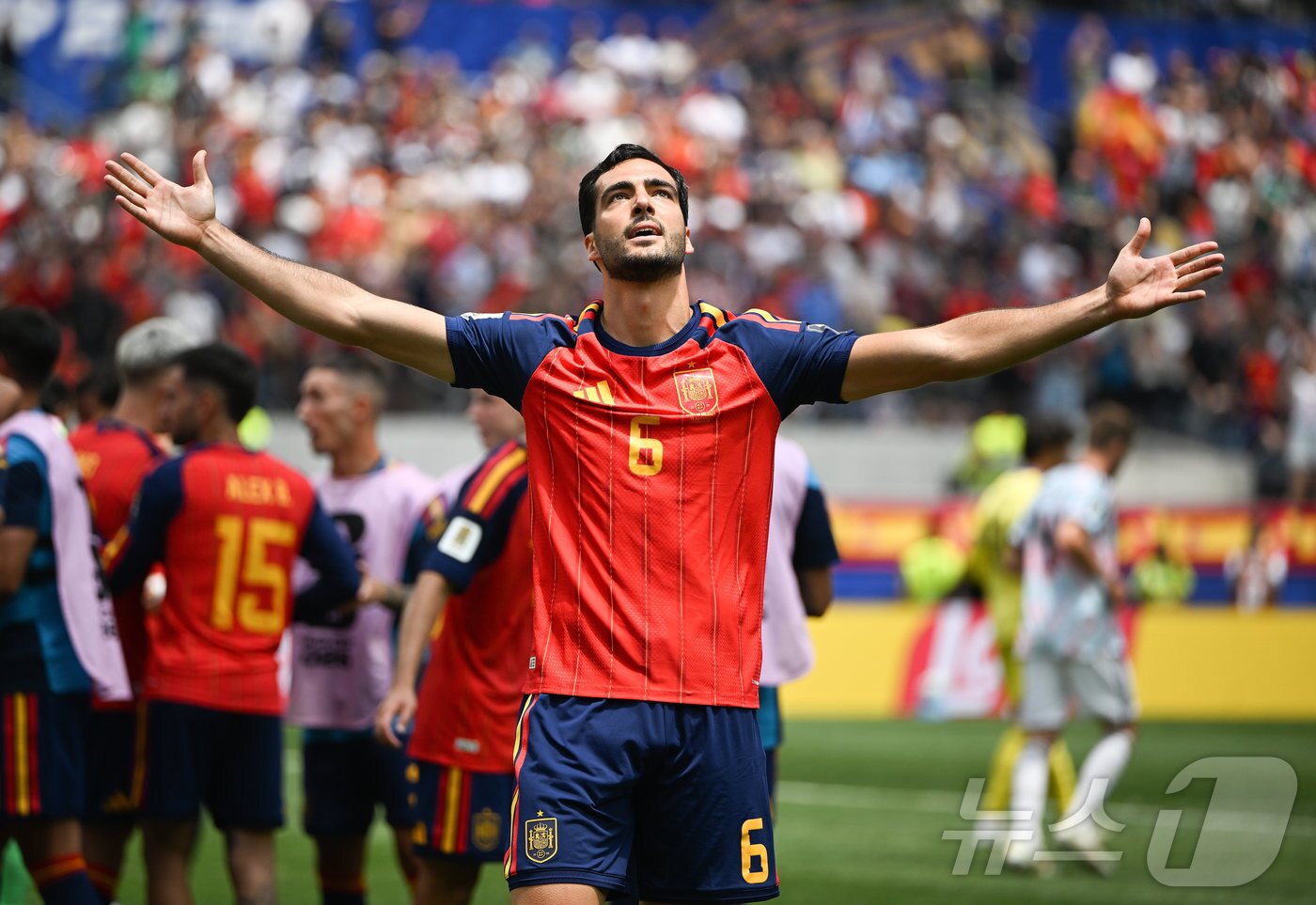 본문 이미지 - 스페인은 2026 FIFA 북중미 월드컵 4강에서 프랑스와 대결한다. ⓒ 신화=뉴스1