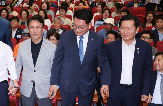 손잡는 민주당 당권 주자들