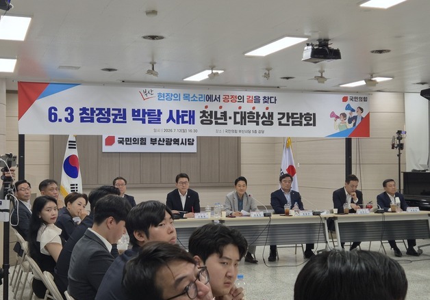국힘 "與, '참정권 침해' 청년 절규 봤다면 음모론 조롱 못 했을 것"