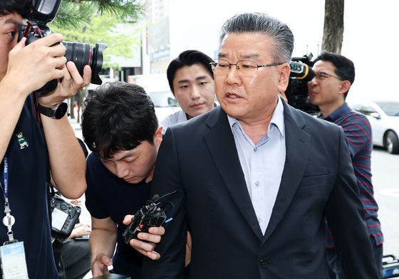 '관저 부실 감사 의혹' 유병호 전 감사원 사무총장 특검 출석