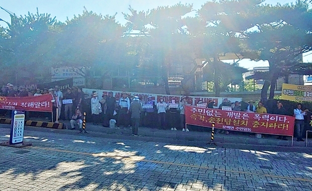 진천 문백 주민들, 345㎸ 송전선로 노선 전면 재검토 촉구