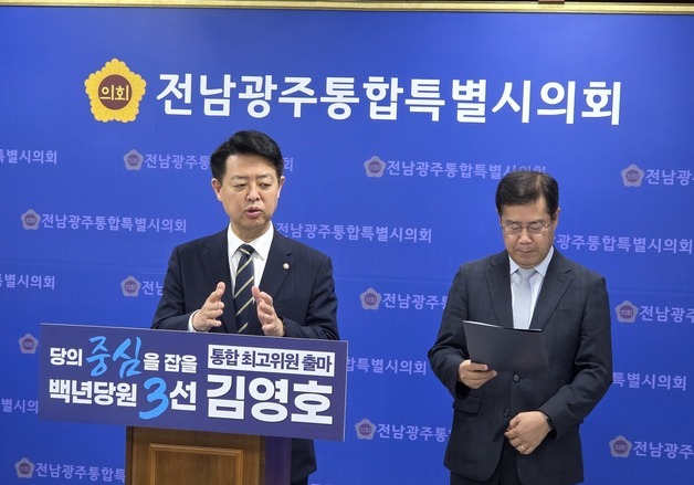'친송' 김영호, 최고위원 출마…"정청래, 선호투표제 결단해야"