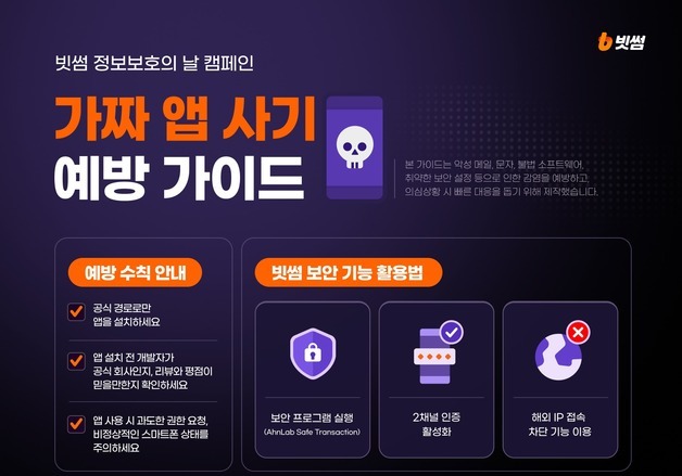 "진짜 같은 가짜 앱 조심"…빗썸, 거래 앱 사기 예방법 공개
