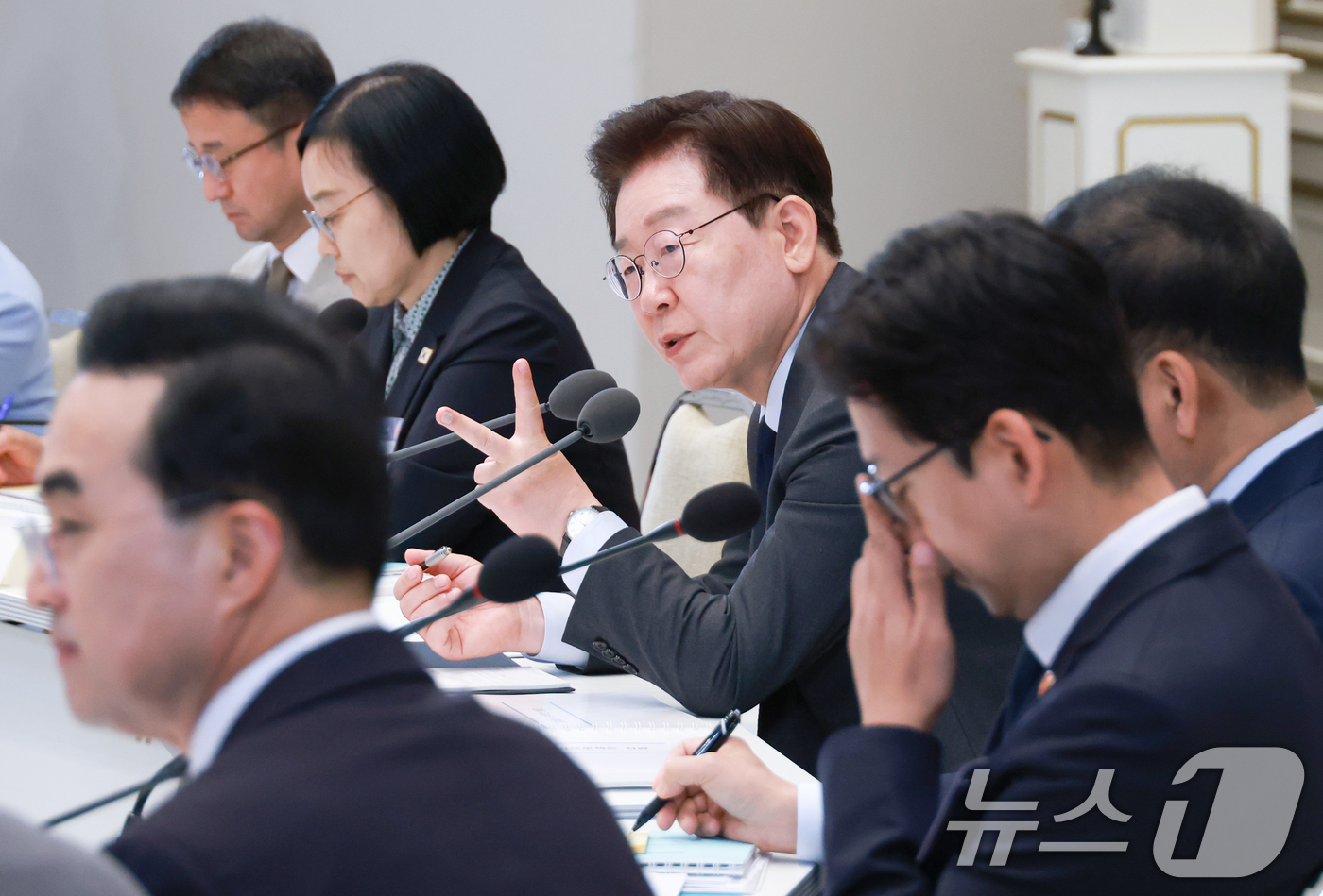 (서울=뉴스1) 허경 기자 = 이재명 대통령이 13일 청와대 영빈관에서 열린 2026년 국가재정전략회의에서 발언하고 있다. 2026.7.13/뉴스1