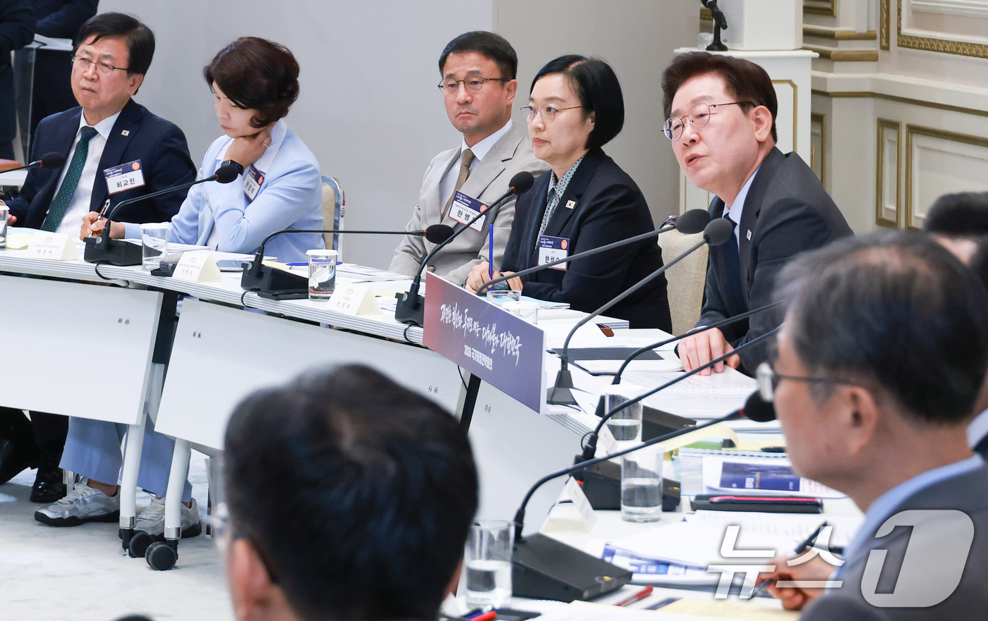 (서울=뉴스1) 허경 기자 = 이재명 대통령이 13일 청와대 영빈관에서 열린 2026년 국가재정전략회의에서 발언하고 있다. 2026.7.13/뉴스1