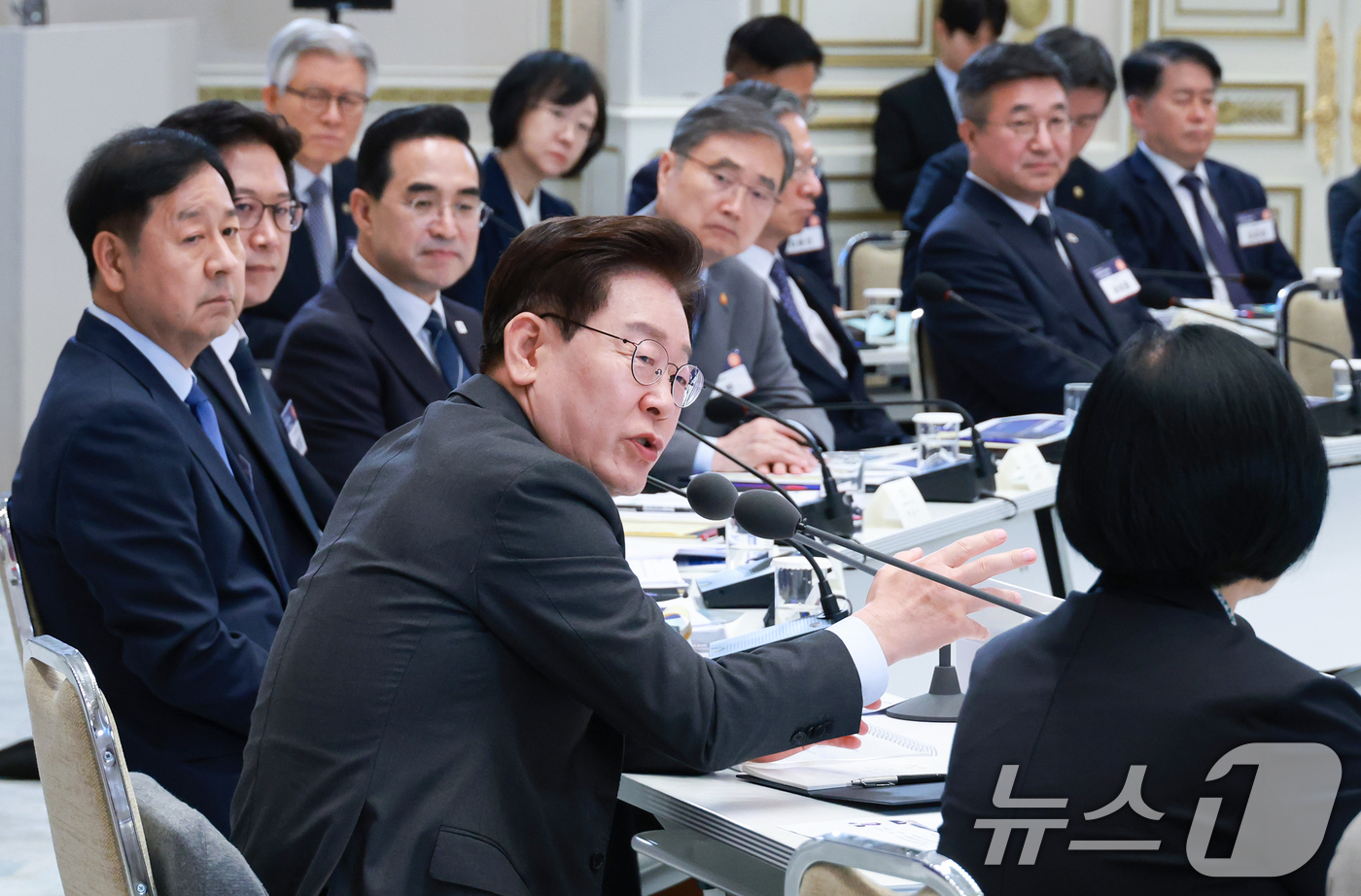 (서울=뉴스1) 허경 기자 = 이재명 대통령이 13일 청와대 영빈관에서 열린 2026년 국가재정전략회의에서 발언하고 있다. 2026.7.13/뉴스1
