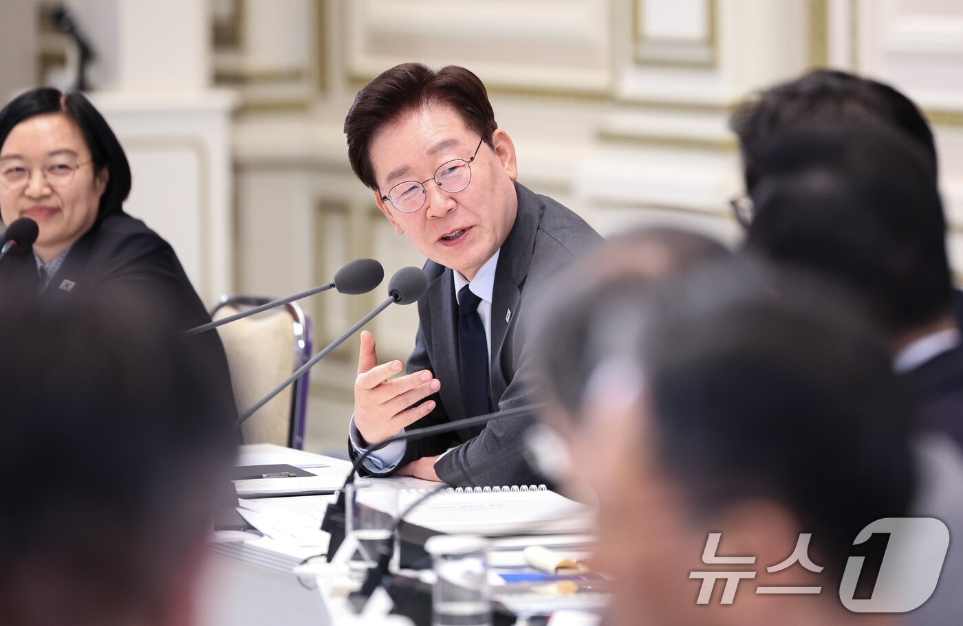 본문 이미지 - 이재명 대통령이 13일 청와대 영빈관에서 열린 2026년 국가재정전략회의에서 발언하고 있다. 2026.7.13 ⓒ 뉴스1 허경 기자