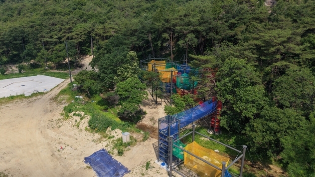 고창 구름골 산림휴양테마파크 조성 속도…레포츠파크 10월 개장 목표