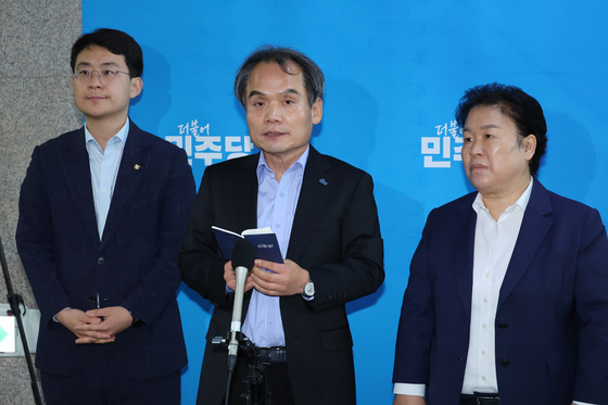 최고위 관련 입장 밝히는 박지원·박규환·문정복