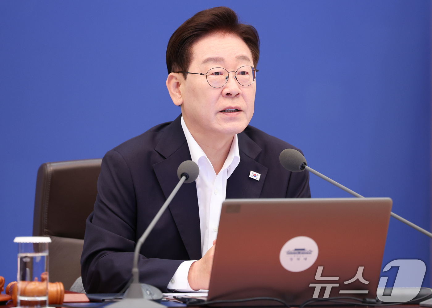 (서울=뉴스1) 이재명 기자 = 이재명 대통령이 14일 청와대에서 열린 국무회의에서 발언하고 있다. 2026.7.14/뉴스1