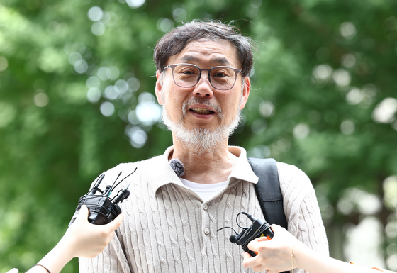 홍명보 선임 관련 고발인 조사 출석하는 김순환 서민위 사무총장