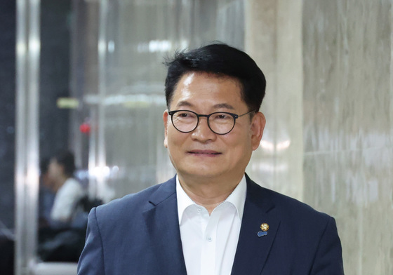 의원총회 향하는 송영길