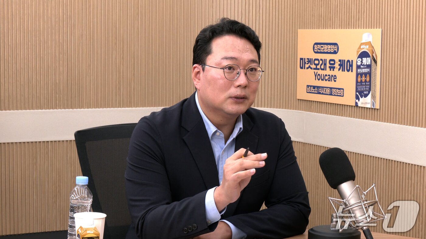 본문 이미지 - 뉴스1TV '팩트앤뷰'에 출연한 천하람 개혁신당 원내대표. 2026.7.14./뉴스1