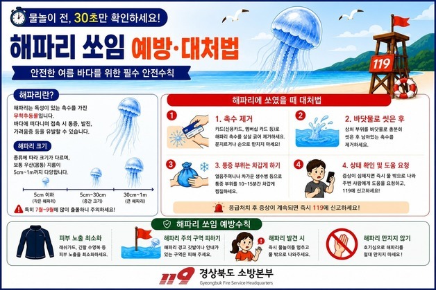"수상·해파리 사고 차단"…경북도, 안전지킴이 422명 배치