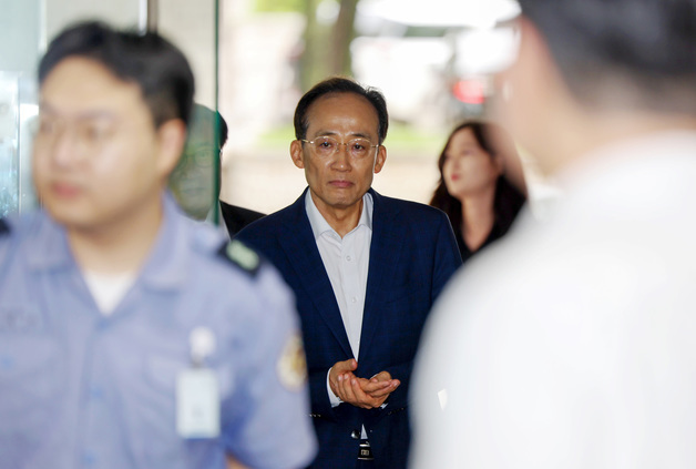 공판 출석하는 추경호 대구시장