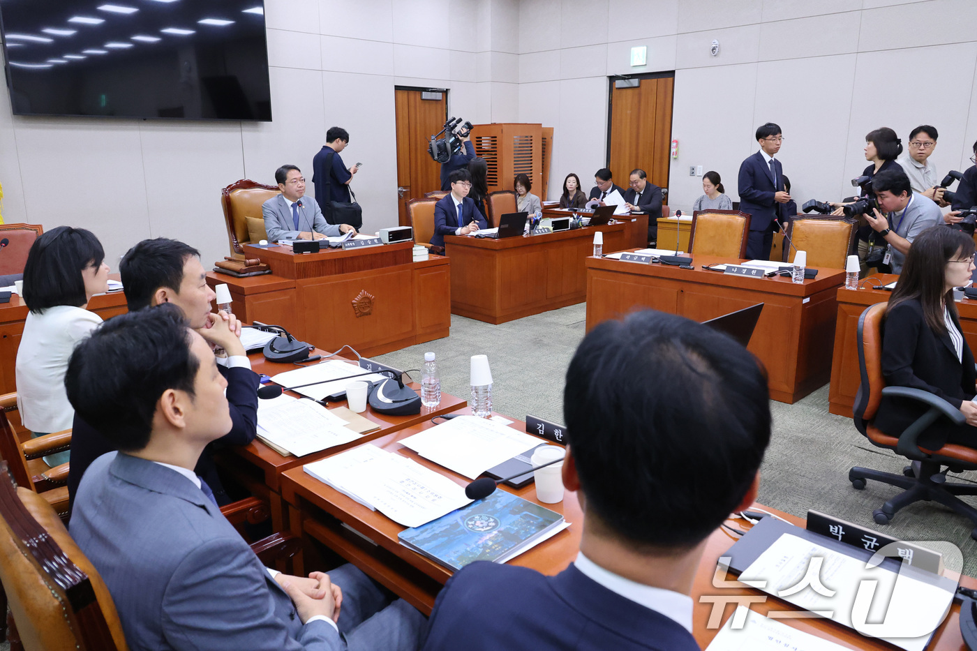 (서울=뉴스1) 신웅수 기자 = 김승원 소위원장이 15일 서울 여의도 국회에서 열린 법제사법위원회 법안심사제1소위원회에서 발언하고 있다. 2026.7.15/뉴스1