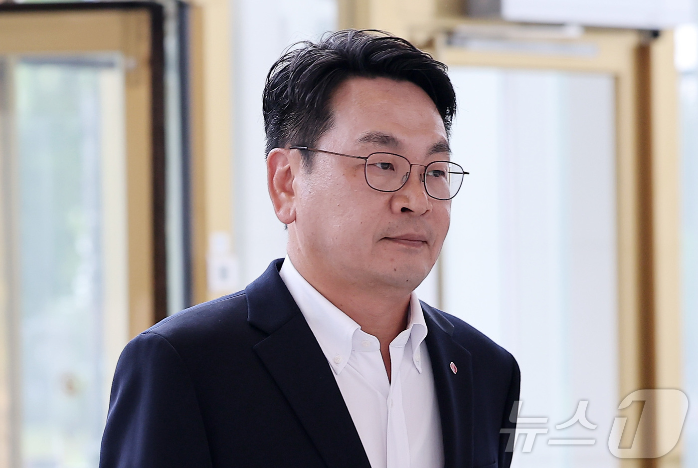 (서울=뉴스1) 김성진 기자 = 윤우욱 한국에스티엘 대표이사가 15일 서울 송파구 잠실 롯데월드타워에서 열린 2026 하반기 롯데 VCM(Value Creation Meeting, …