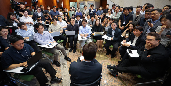 이재명 대통령 '춘추관 기자간담회'