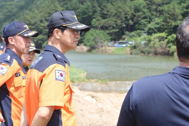 이중기 대전소방본부장, 취임식 대신 마을 찾아 풍수해 대비 점검
