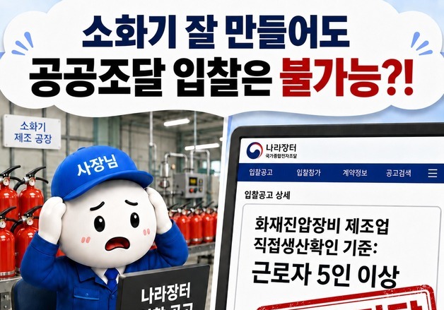 작은 회사는 공공기관에 소화기 못 판다?…"인력기준 개선으로 기회 확대"