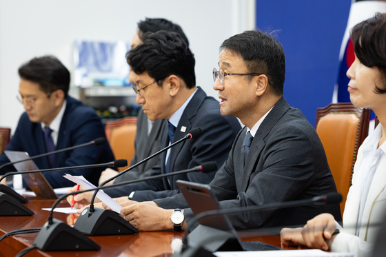 한병도 민주당 대표 직무대행, 정책조정회의 모두 발언