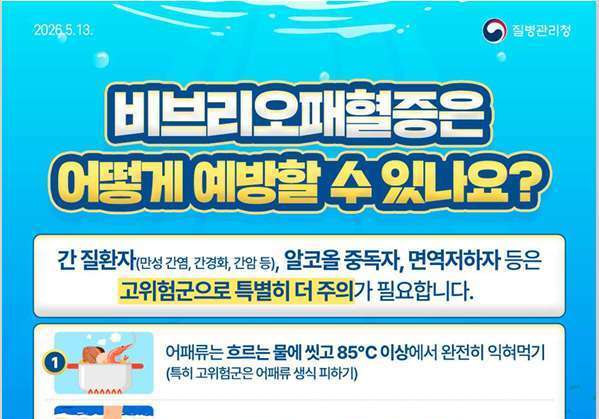 제주 바다서 올해 첫 비브리오패혈증균 검출