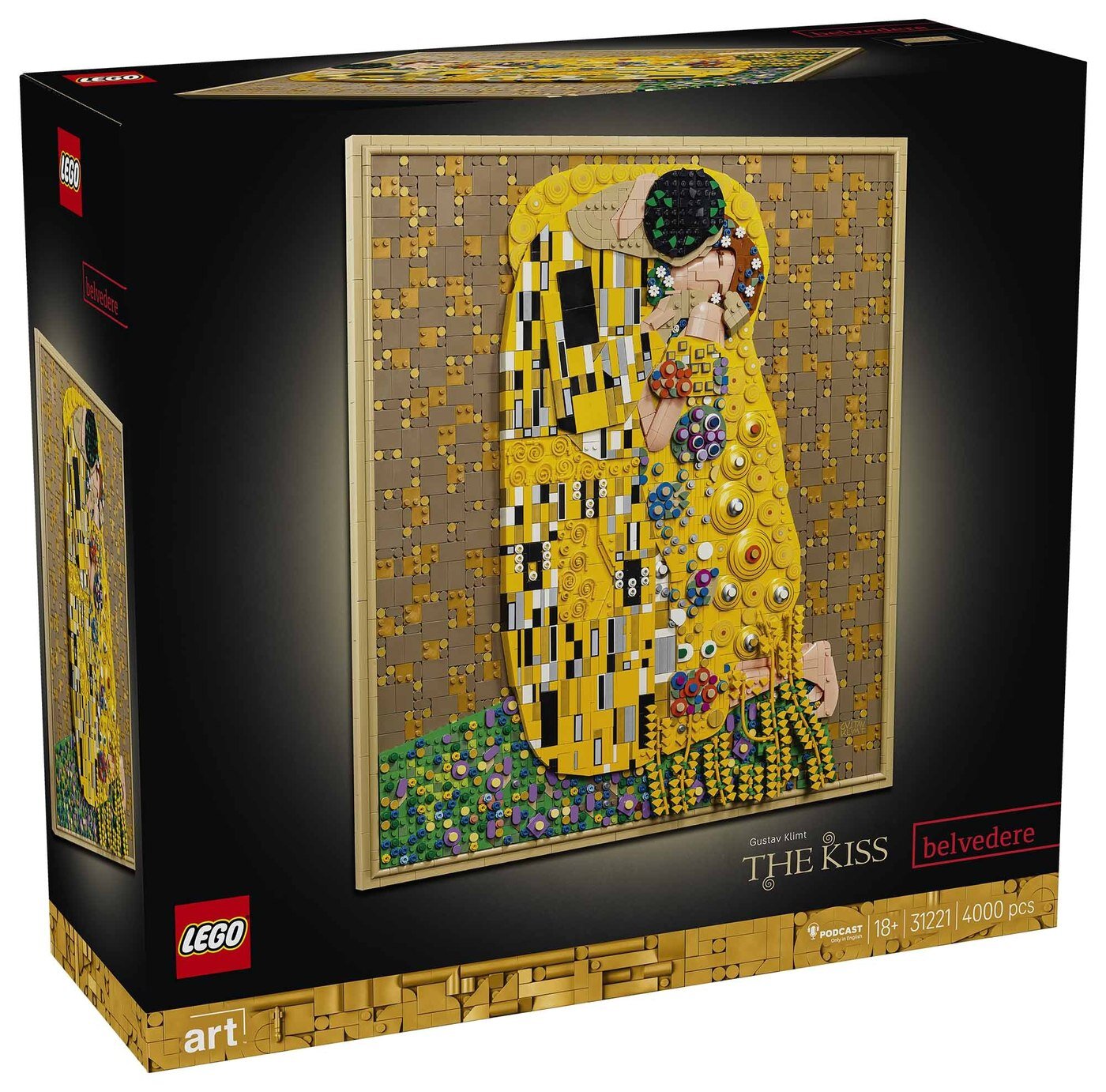 본문 이미지 - 레고 아트 Gustav Klimt – 키스(31221)