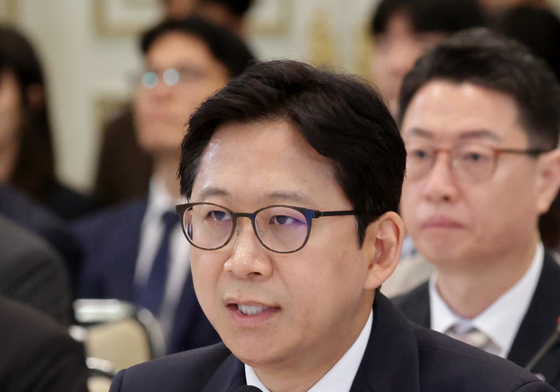 보고하는 배경훈 괴기정통부 장관