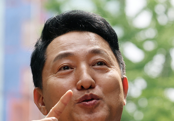 준공업지역 재건축단지 찾은 오세훈 시장