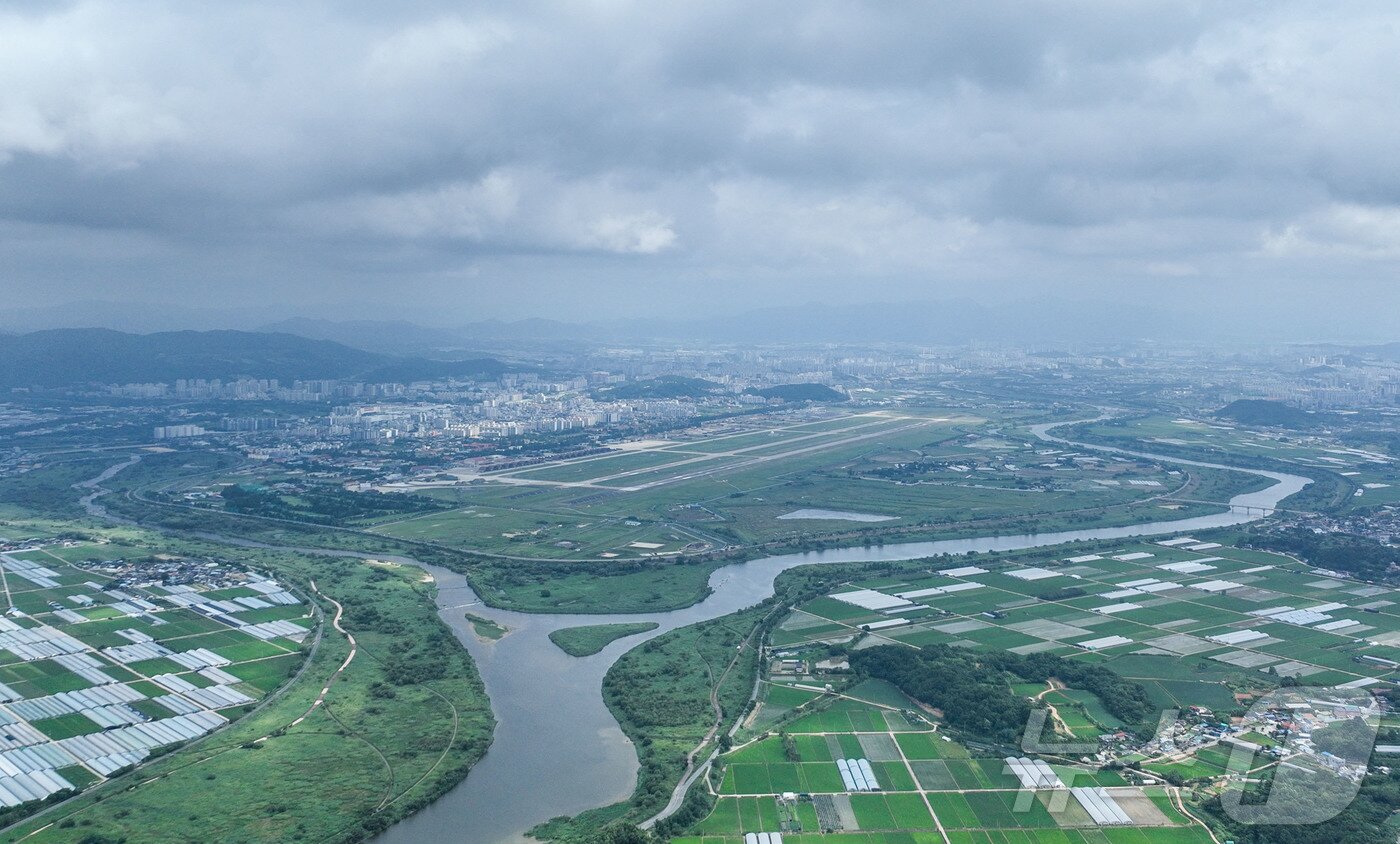 본문 이미지 - 광주 군공항 반도체 클러스터 부지.(특별시청 제공. 재배포 및 DB 금지)
