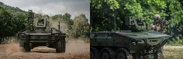 현대로템 vs 한화에어로…1년 표류' 軍 다목적 무인車 오늘 결정