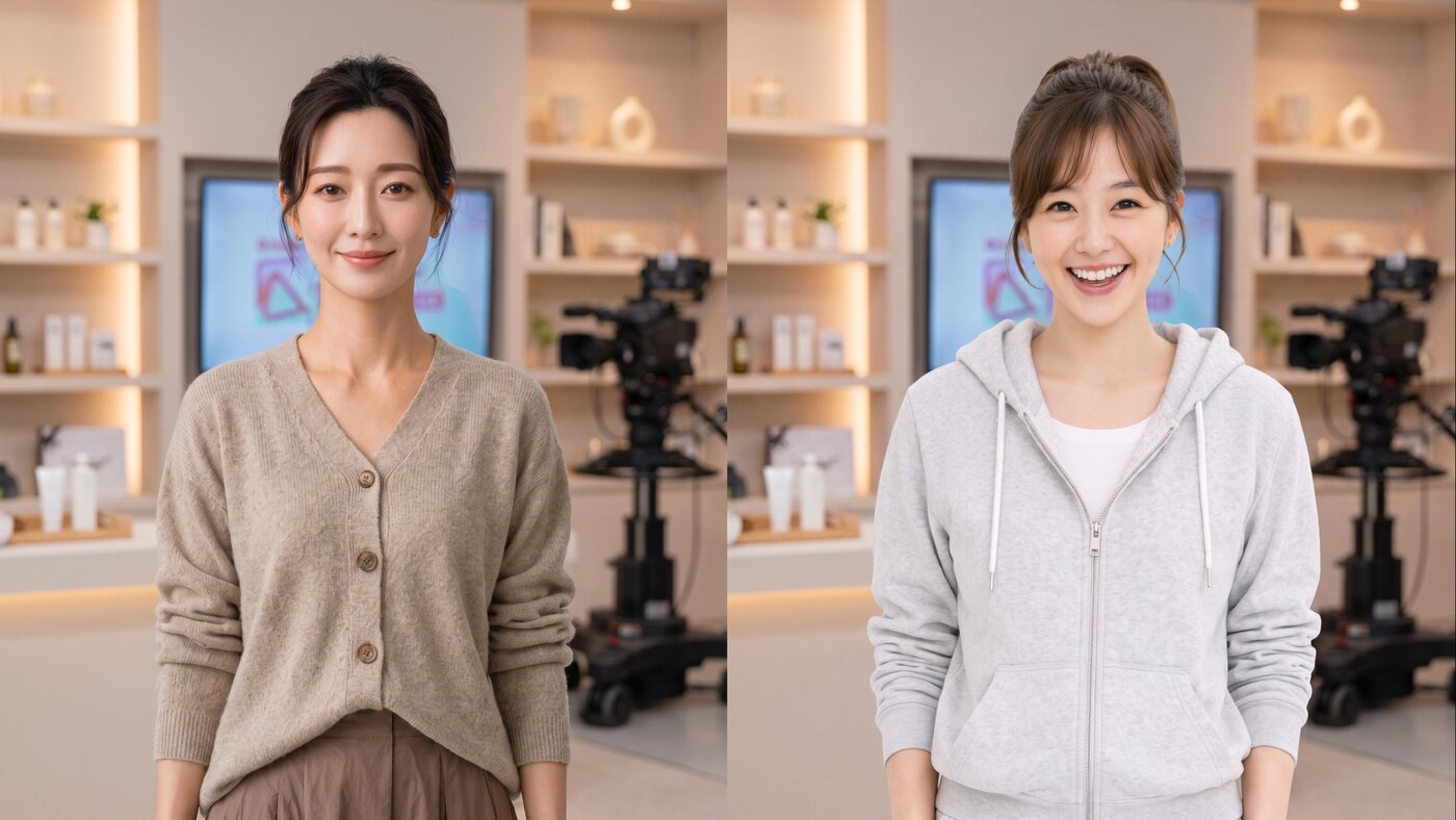 본문 이미지 - 공영홈쇼핑 AI 모델 공영희, 공언니 (공영홈쇼핑 제공)