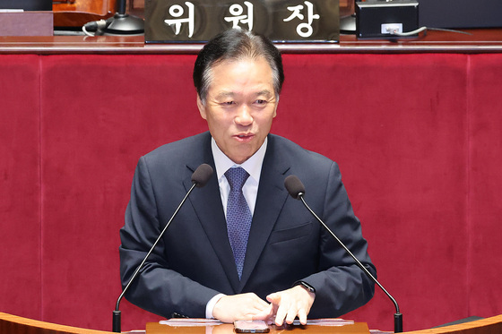 인사말하는 정태호 예결위 간사